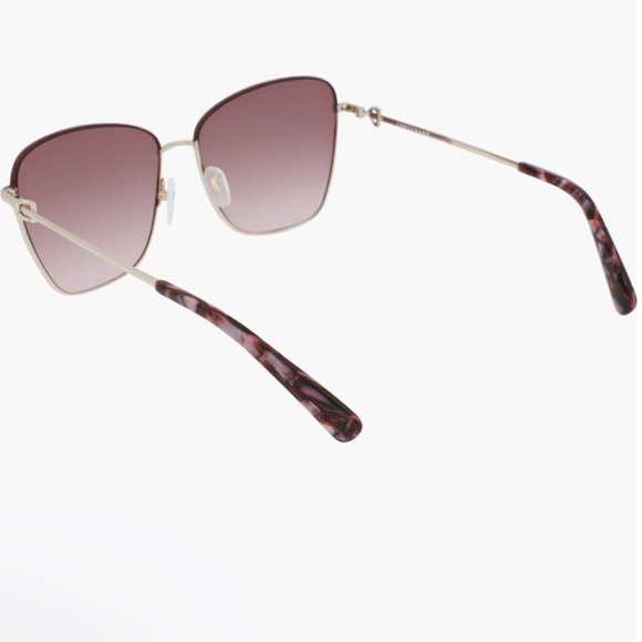 $199!Longchamp Light Brown Gradient Square Ladies Sunglasses LO153S 737 59 NEW! - Picture 5 of 7